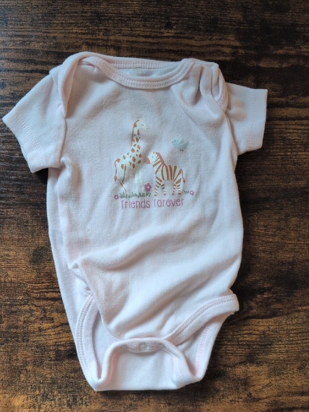 5/$25 Kyle & Deena Baby Light Pink Onesie  Bodysuit 0-3M